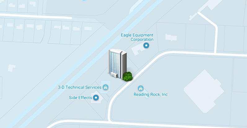 3-D Technical Services Map Location
