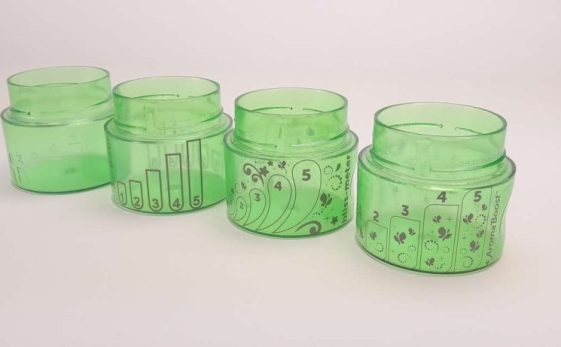 SLA and UV Printed Dose Caps Image