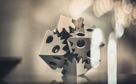 Selective Laser Melting Object Printed on Metal 3d Printer Image