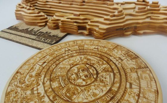 Laser engraving pieces