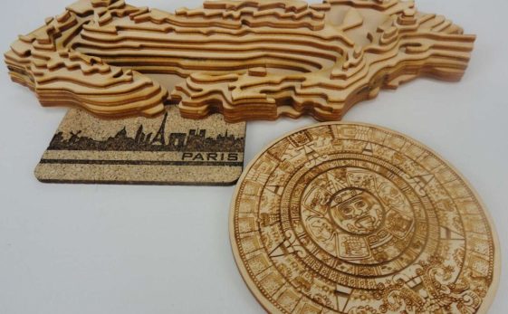 Laser engraved piece